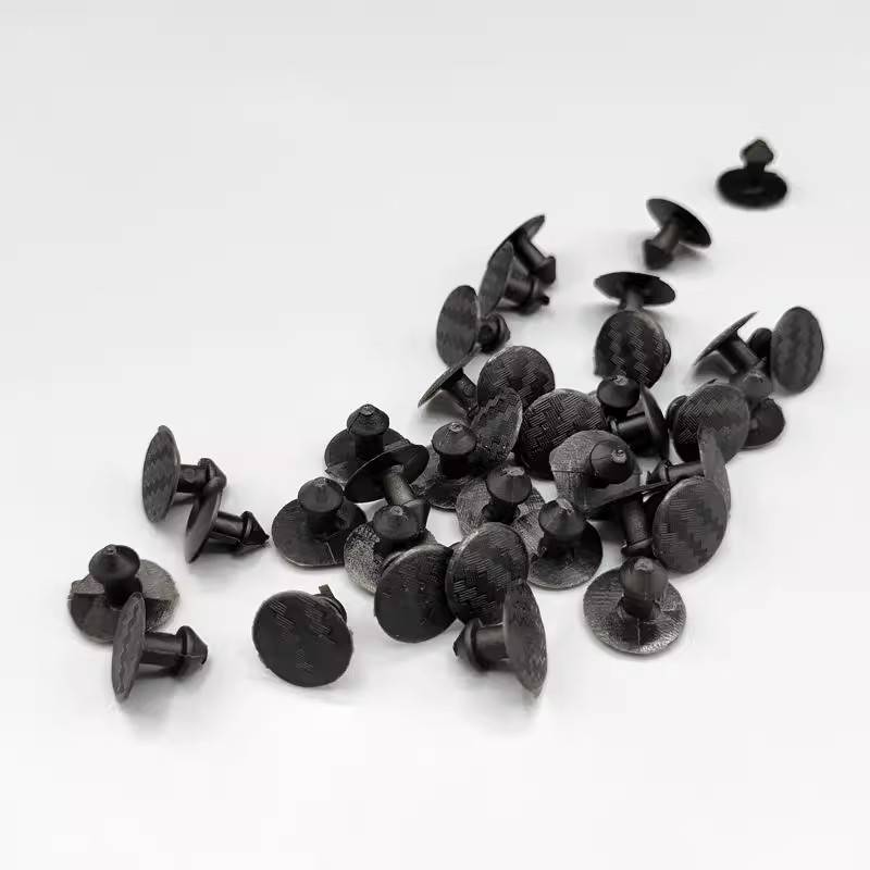 Five black nails